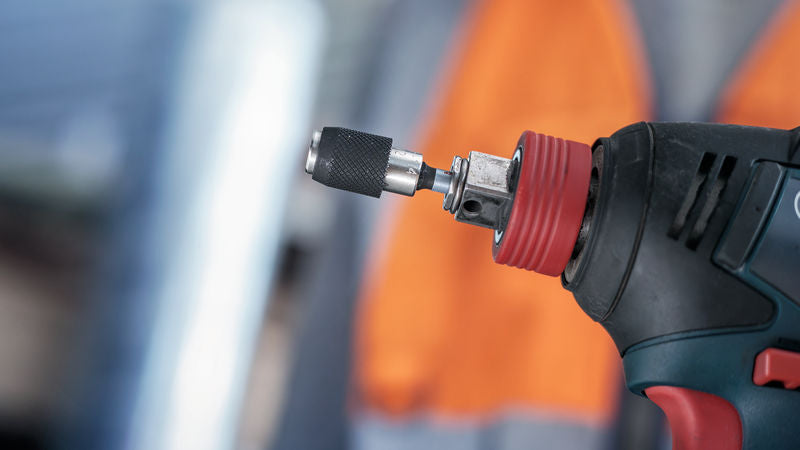 Portabrocas de impacto Bosch UniBitholder + portabrocas QC + imán