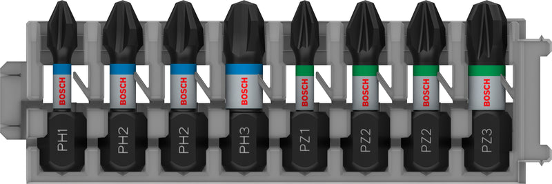 Bosch Impact SD Bit Insert Pack: PH & PZ (8pc)