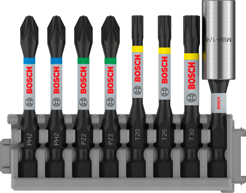 Bosch ImpactPowerBitInsertPack+Bitholder(8pc)