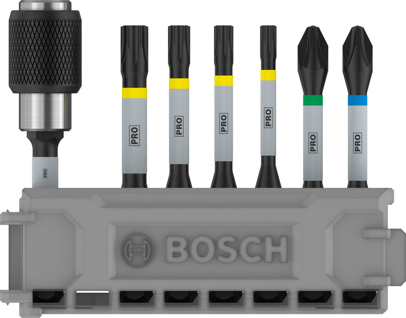 Bosch Impact PB Insert Pack+QR Bitholder(8pc)