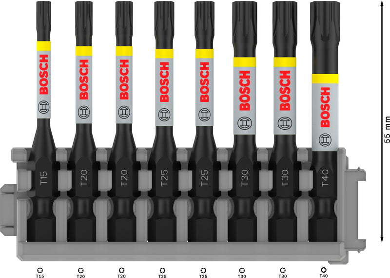 Bosch Impact PowerBit Insert Pack T15-40 (8pc)