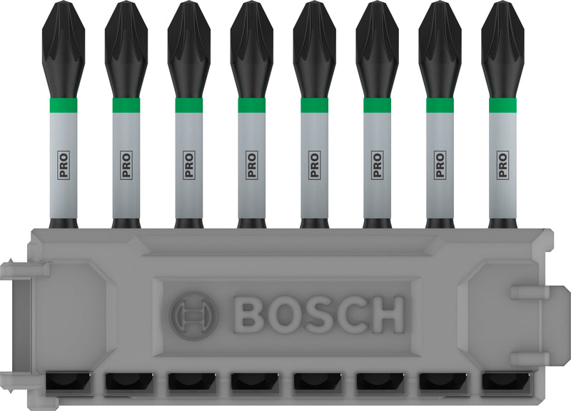 Bosch Impact Power Bit Insert Pack PZ2 (8pc)