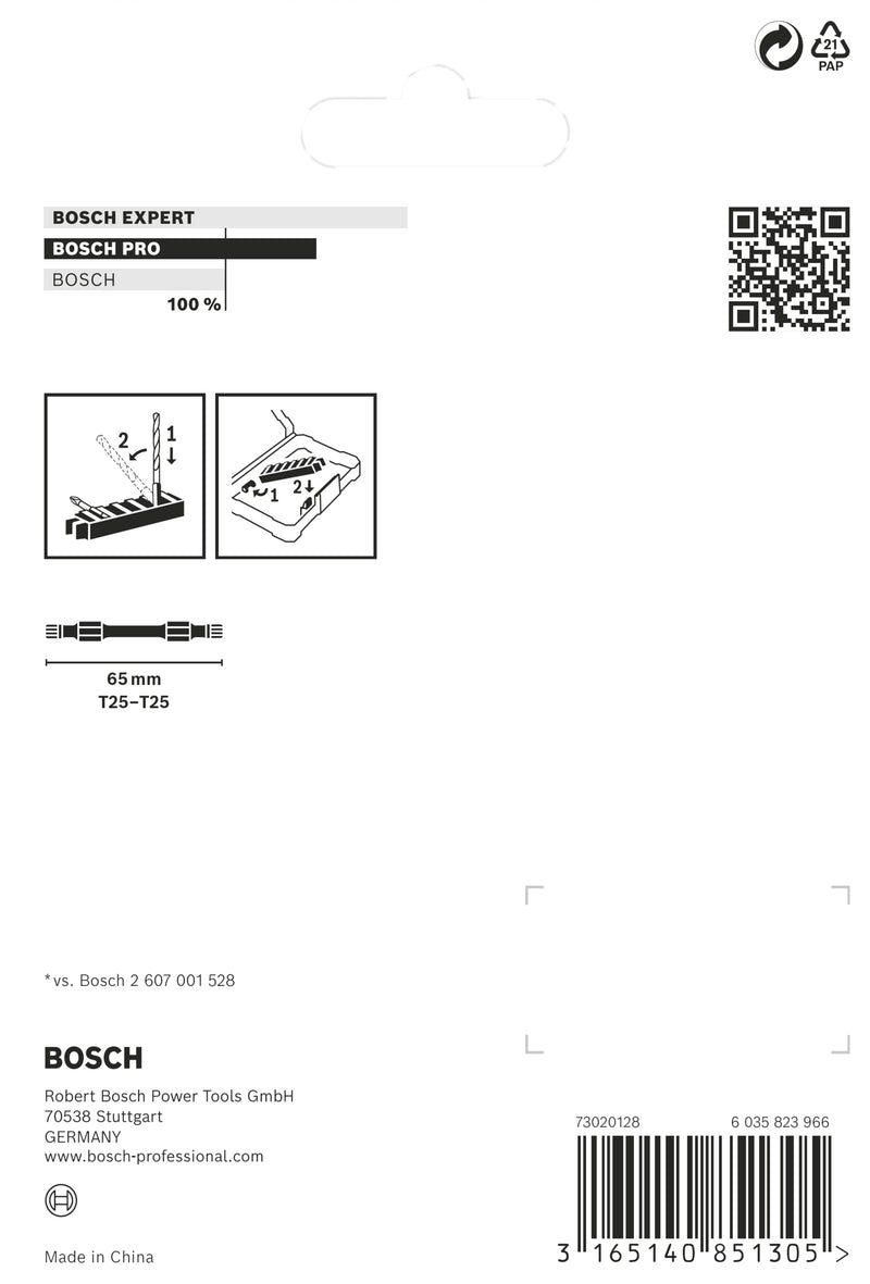 Bosch Impact DEB Insert Pack T25 (8pc)