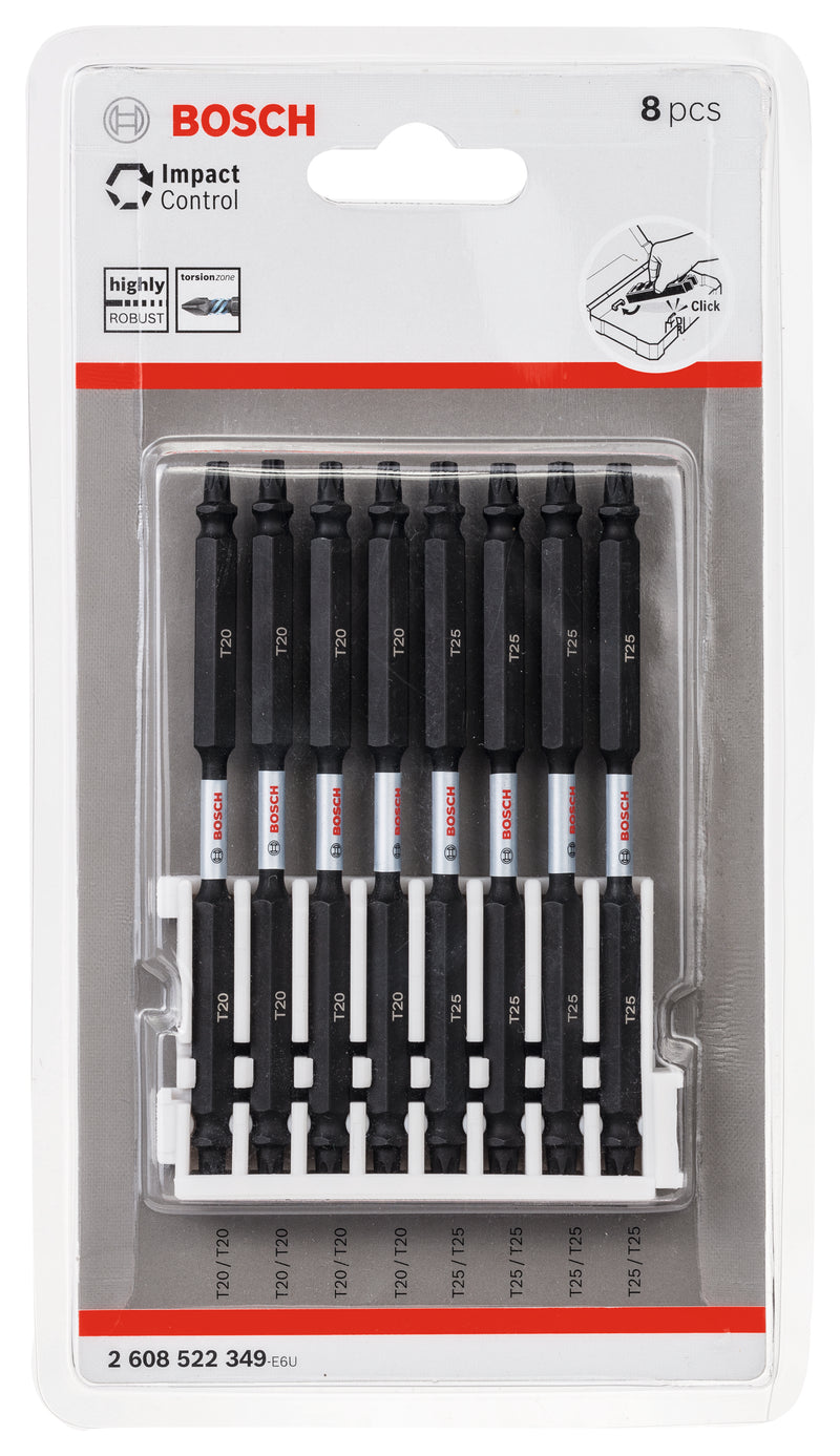 Bosch ImpactDEB InsertPack T40/T25 110mm (8pc)