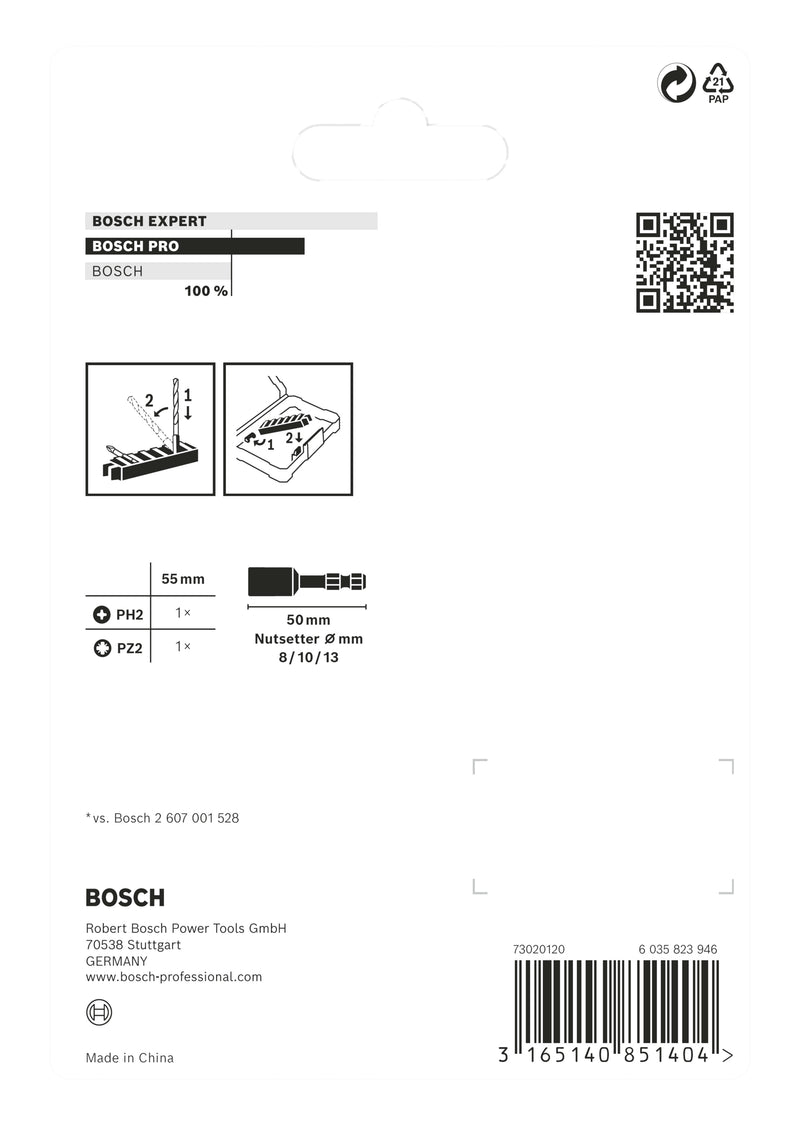 Bosch Impact Nutsetter Mixed Pack + Power Bits