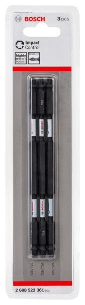 Bosch Impact DEB 150mm T25 (3pc)
