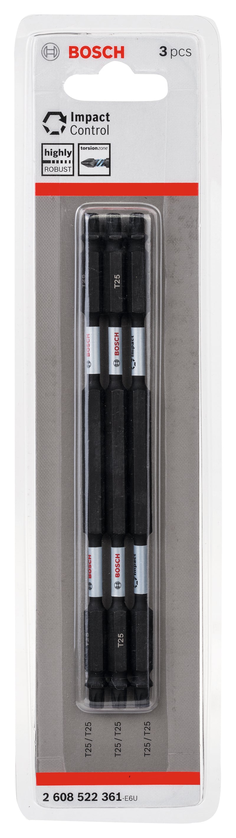 Bosch Impact DEB 150mm T25 (3pc)