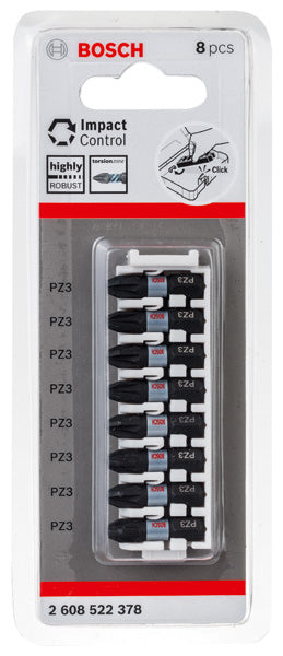 Bosch Screwdriver Bit ImpactControl PZ3