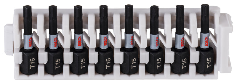 Bosch Impact Control Insert Bit Set (8xT15)