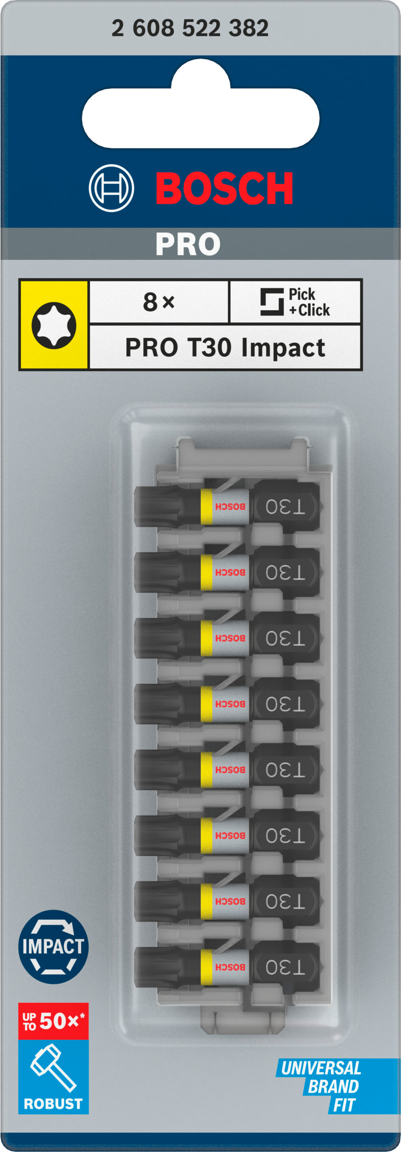 Bosch Screwdriver Bit ImpactControl T30