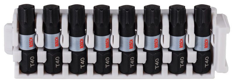 Bosch Impact Control Insert Drills, 8-pack, 8xT40