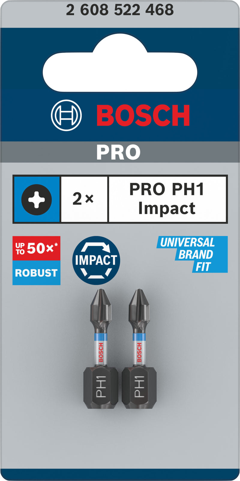 Bosch Screwdriver bit Impact 2xPH1 Insert