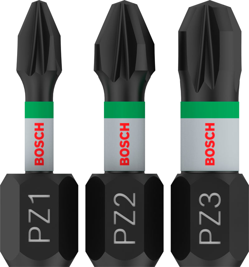 Ponta de chave de fendas Bosch Impact 3xPZ Insert