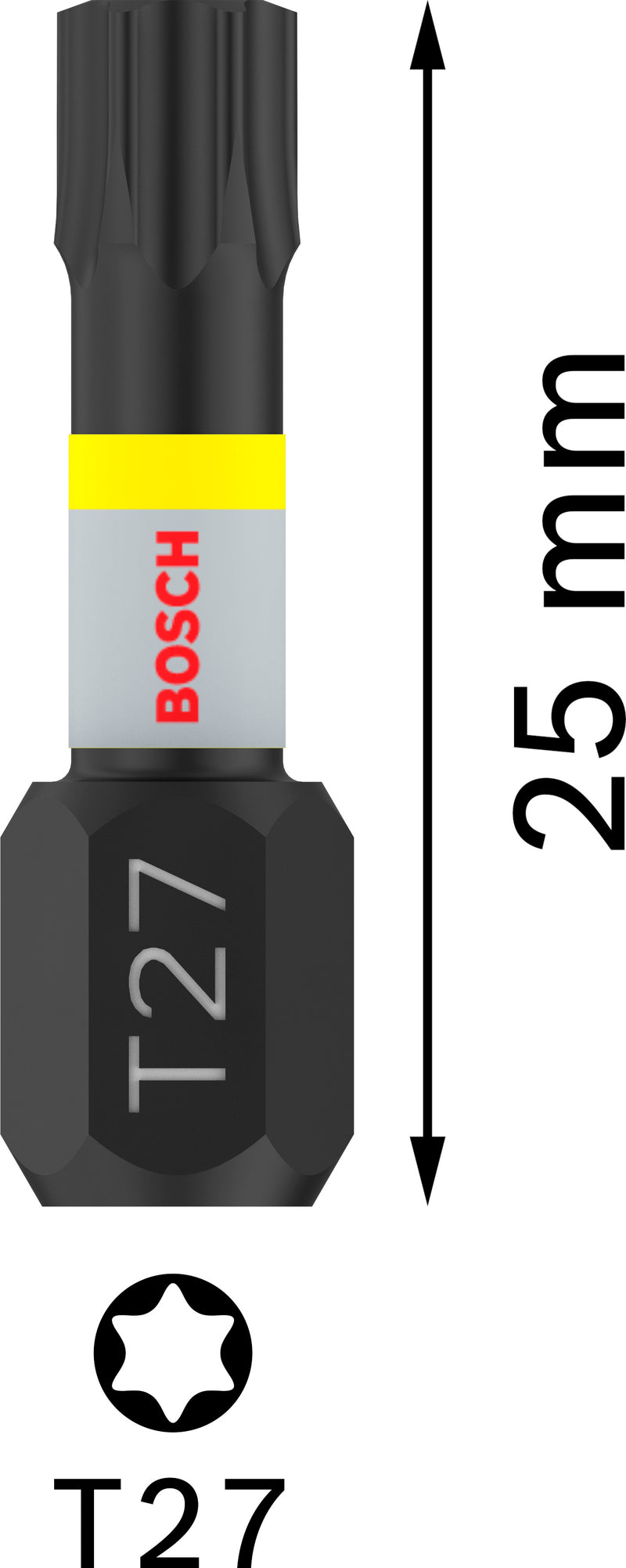 Bosch Screwdriver bit Impact 2xT 7 Insert