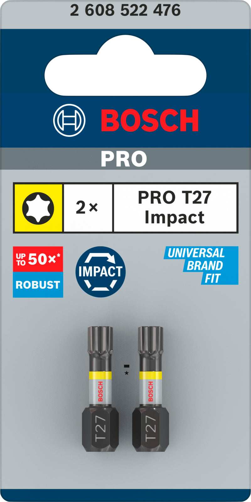 Bosch Screwdriver bit Impact 2xT 7 Insert