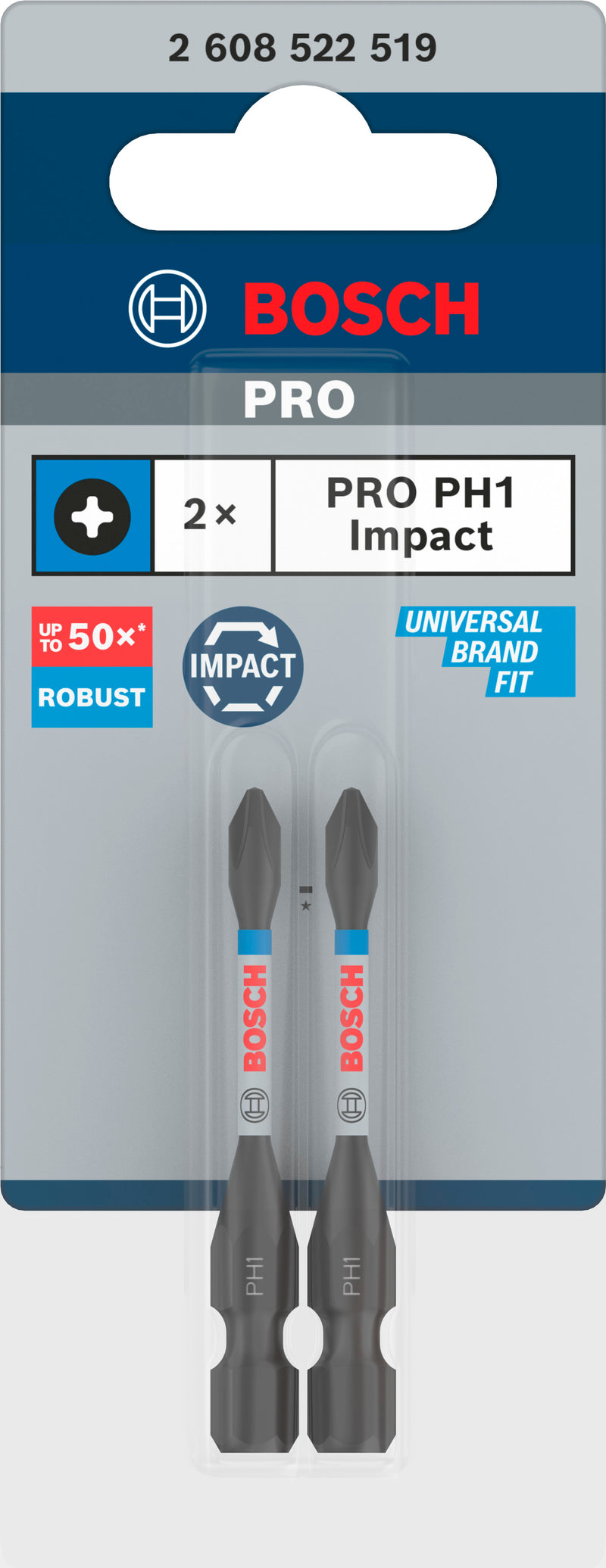 Bosch Screwdriver bit PRO PH1 Impact