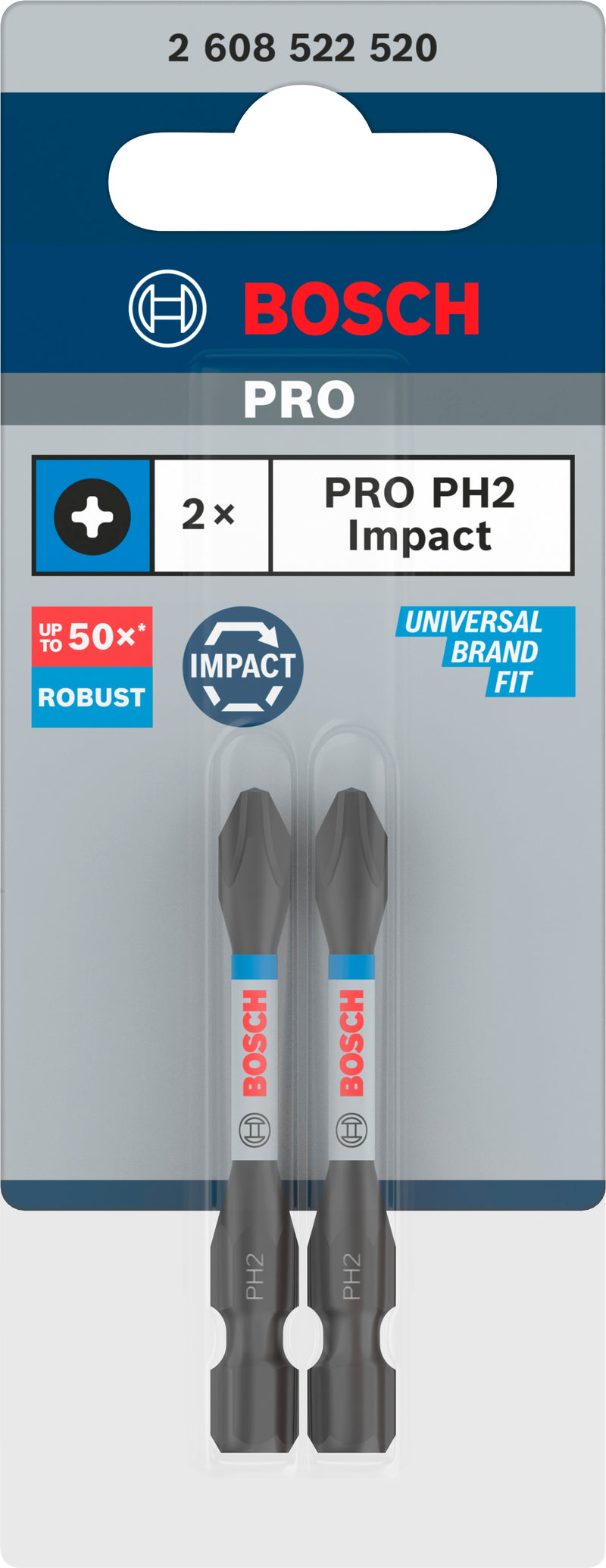 Bosch Screwdriver bit PRO PH2 Impact