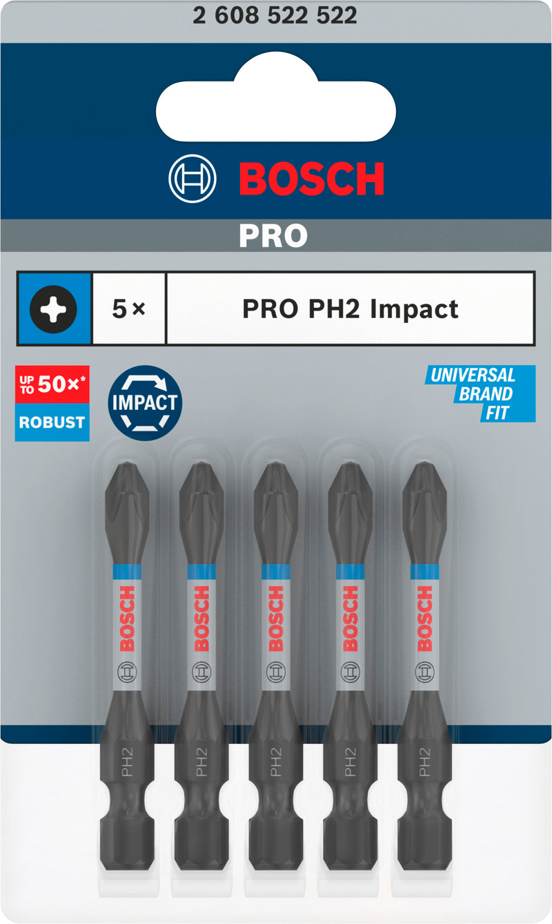 Bosch Screwdriver bit PRO PH2 Impact