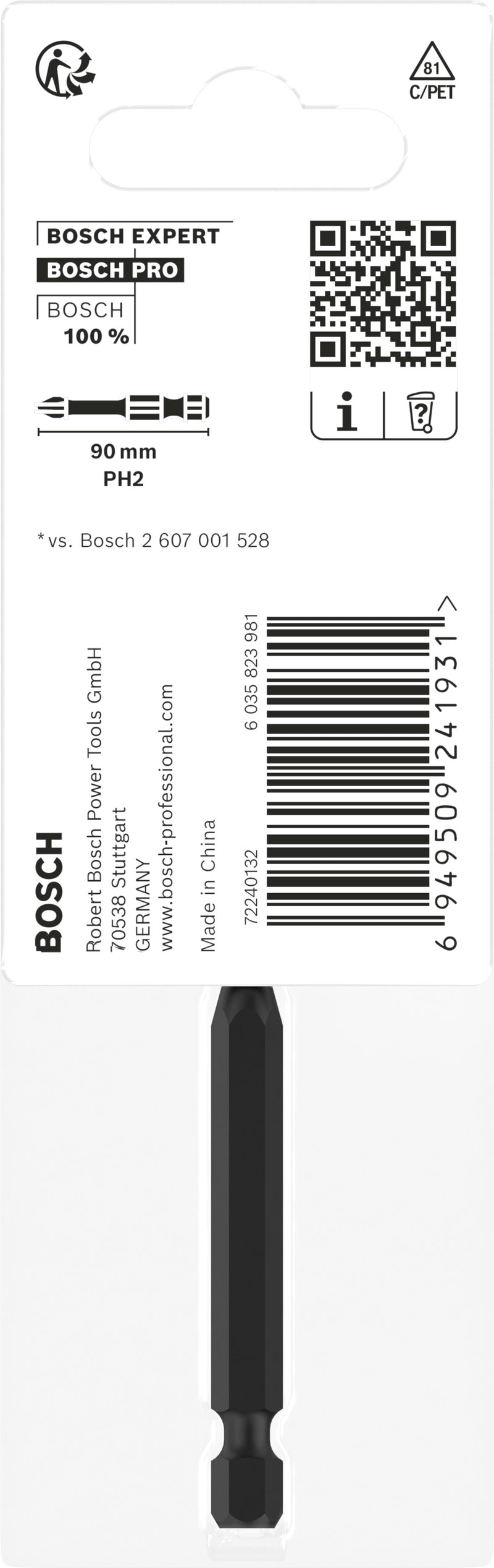 Bosch Screwdriver bit PRO PH2 Impact