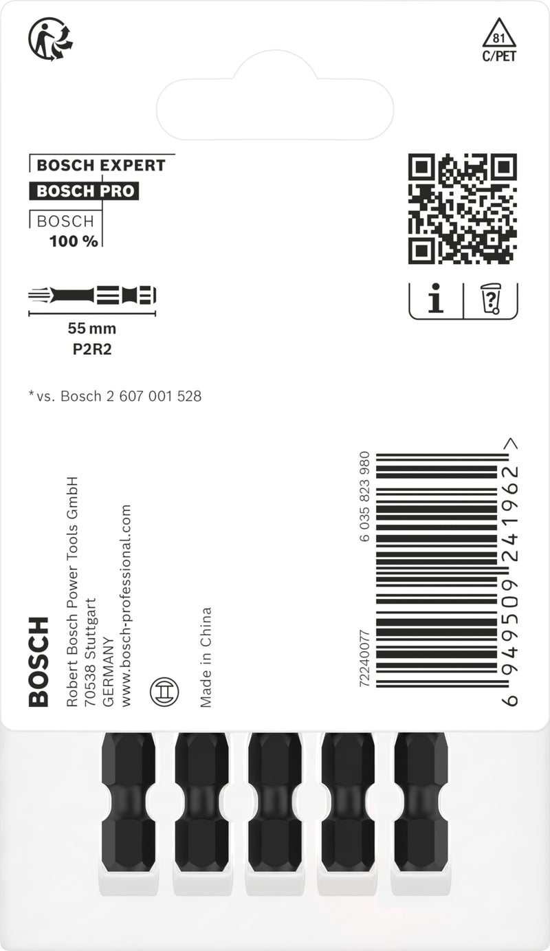 Bosch Screwdriver bit PRO P2R2 Impact