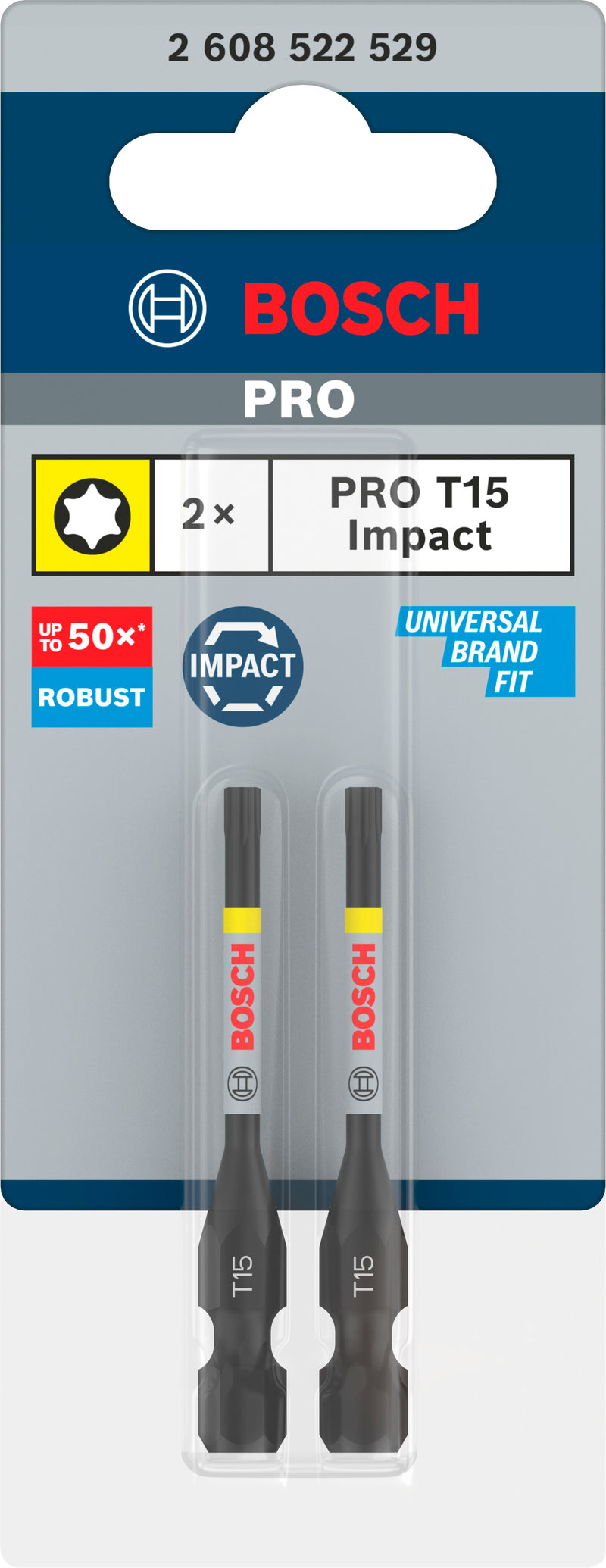 Bosch Screwdriver bit PRO T15 Impact
