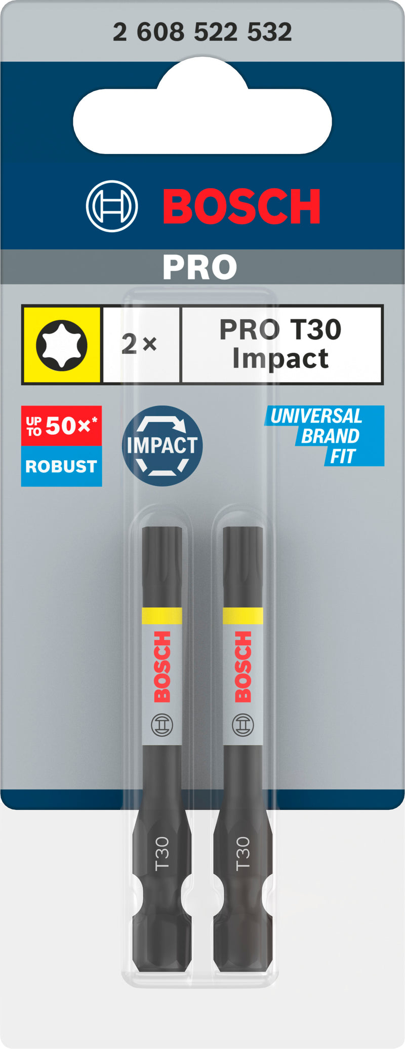 Bosch Screwdriver bit PRO T30 Impact