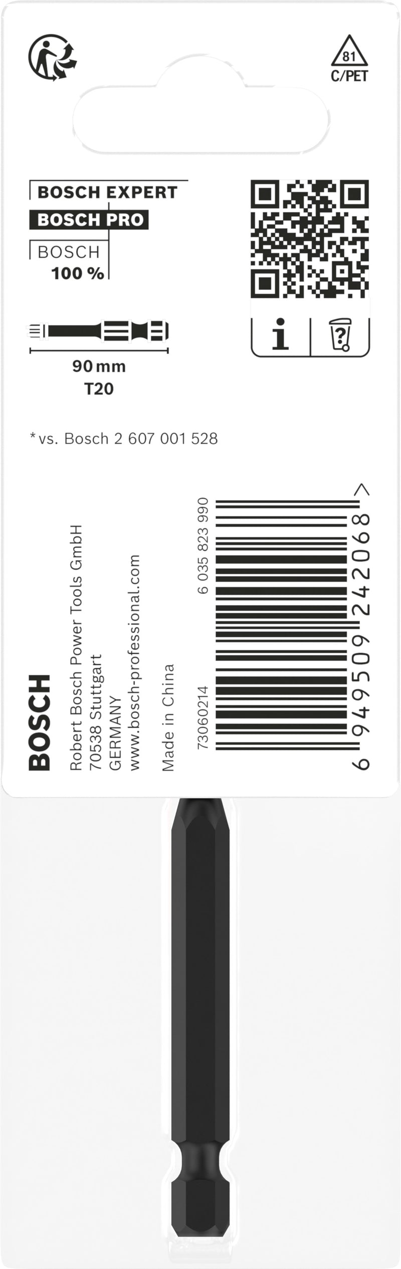 Bosch Screwdriver bit PRO T20 Impact