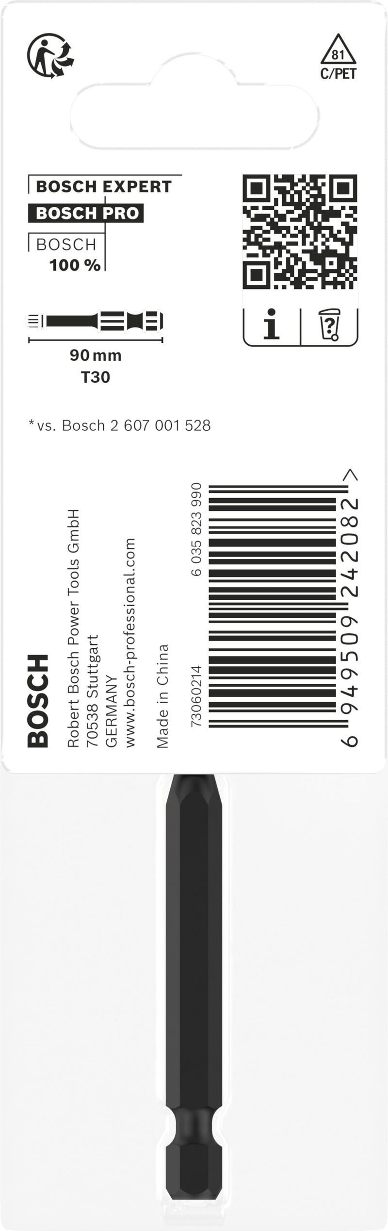 Bosch Screwdriver bit PRO T30 Impact