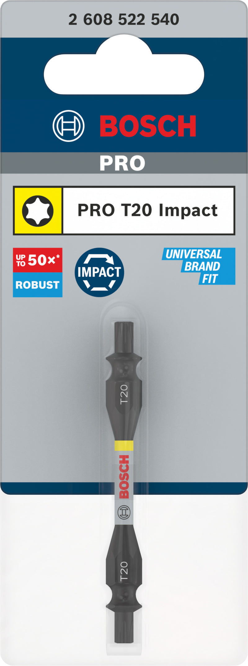Bosch Screwdriver bit PRO T20 Impact