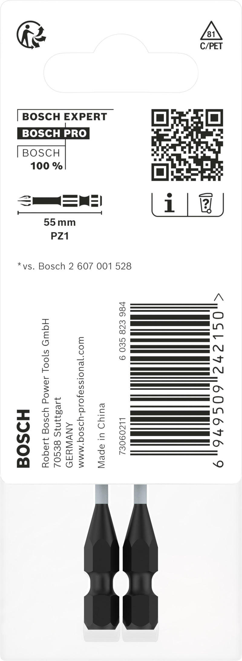 Bosch Screwdriver bit PRO PZ1 Impact