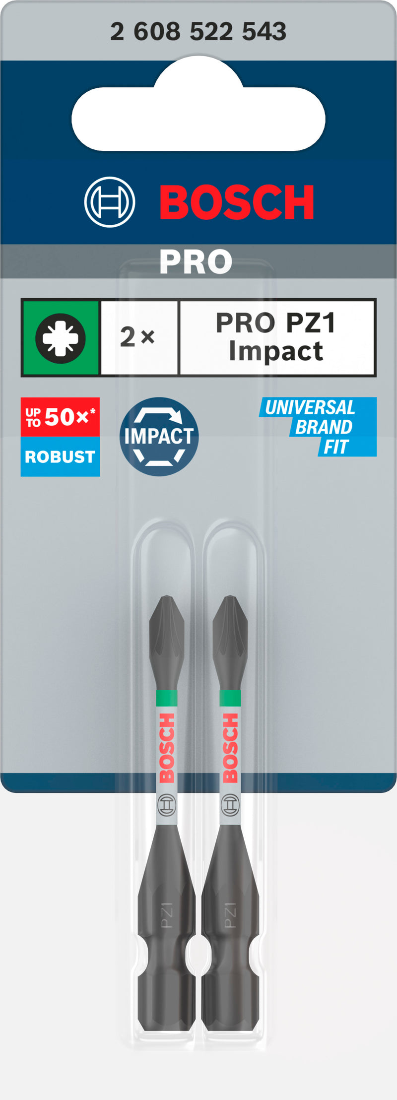 Bosch Screwdriver bit PRO PZ1 Impact