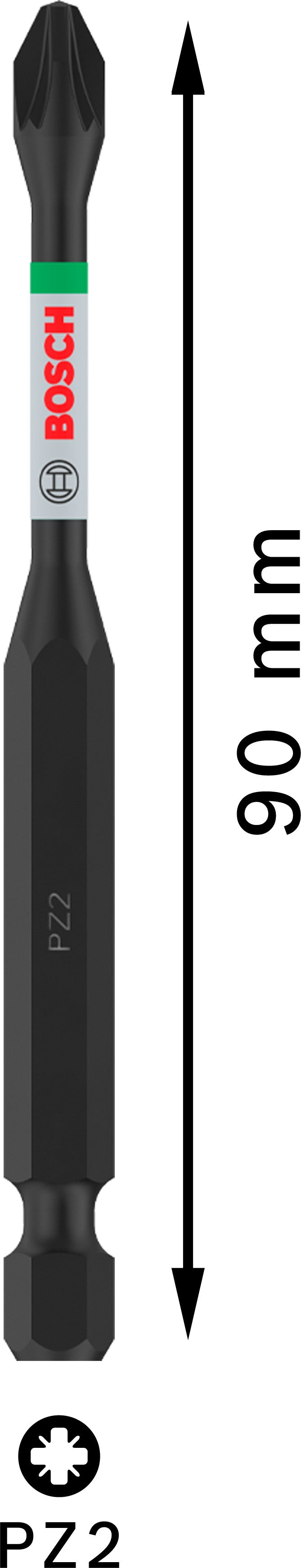 Bosch Screwdriver bit PRO PZ2 Impact