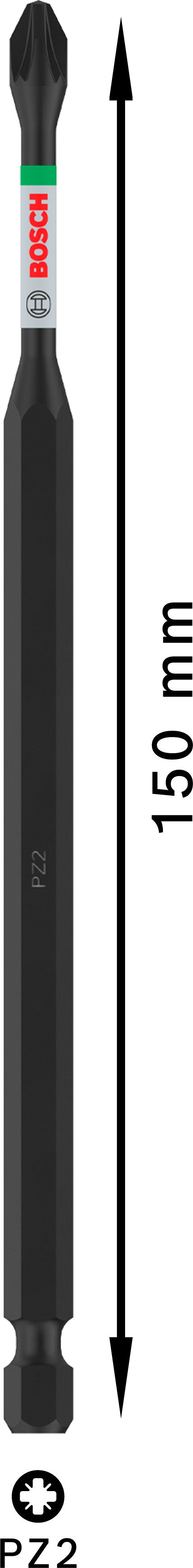 Bosch Screwdriver bit PRO PZ2 Impact