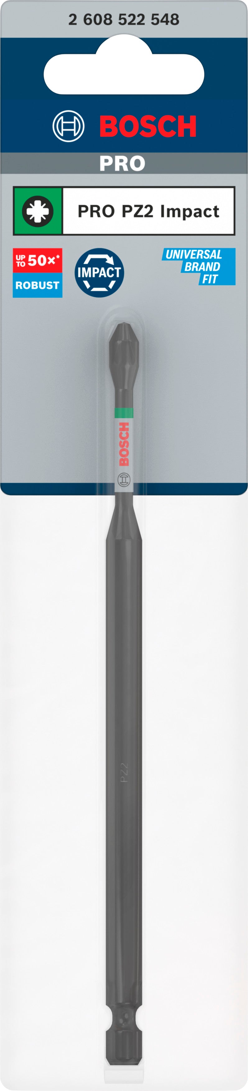 Bosch Screwdriver bit PRO PZ2 Impact