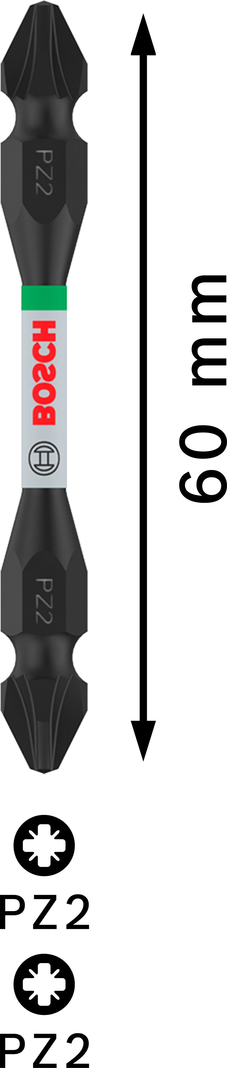 Bosch Screwdriver bit PRO PZ2 Impact