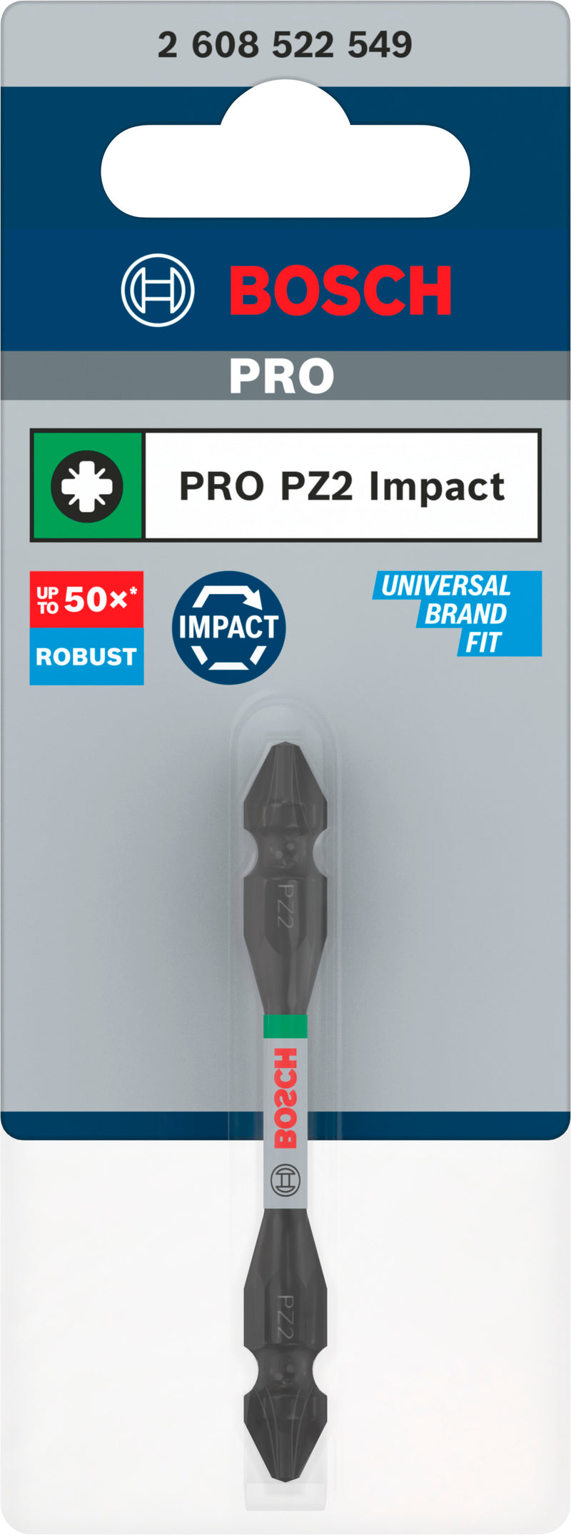 Bosch Screwdriver bit PRO PZ2 Impact
