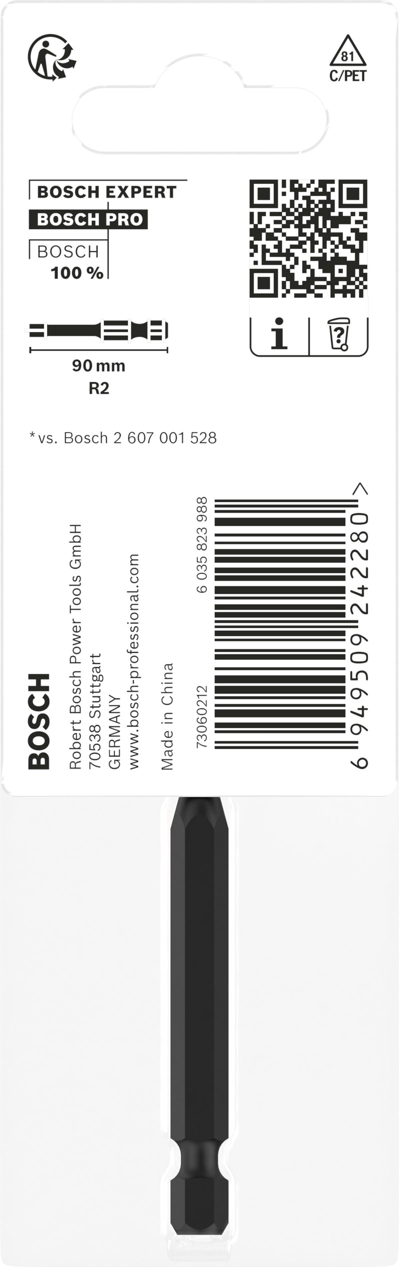 Bosch Screwdriver bit PRO R2 Impact