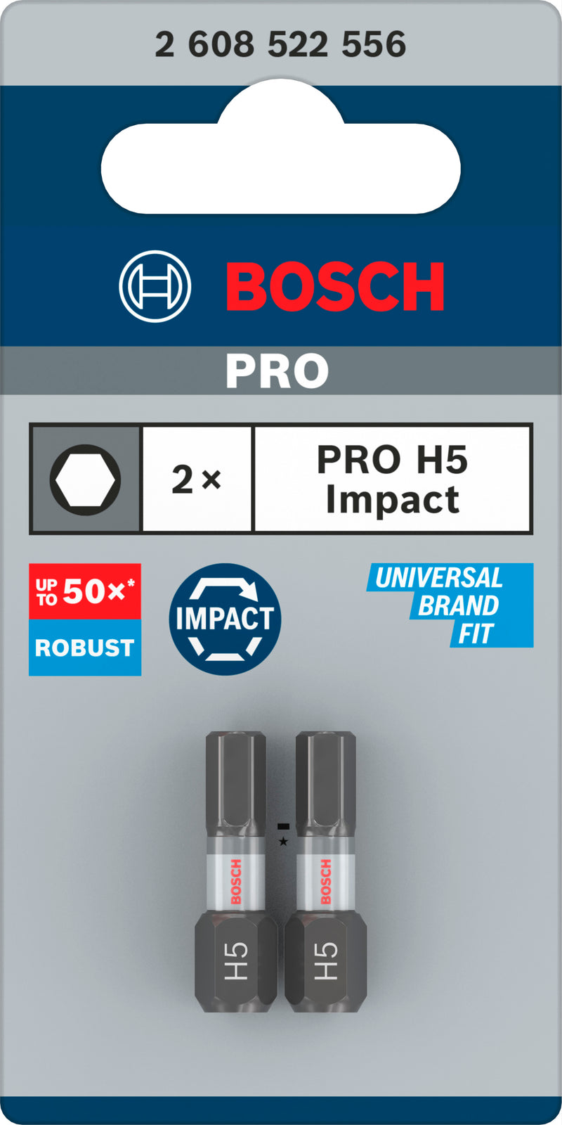 Bosch Screwdriver bit PRO H5 Impact