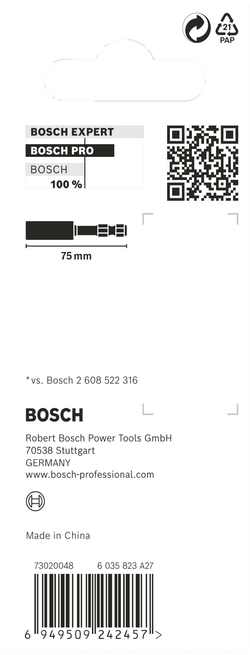 Suporte para bits Bosch PRO Suporte para bits