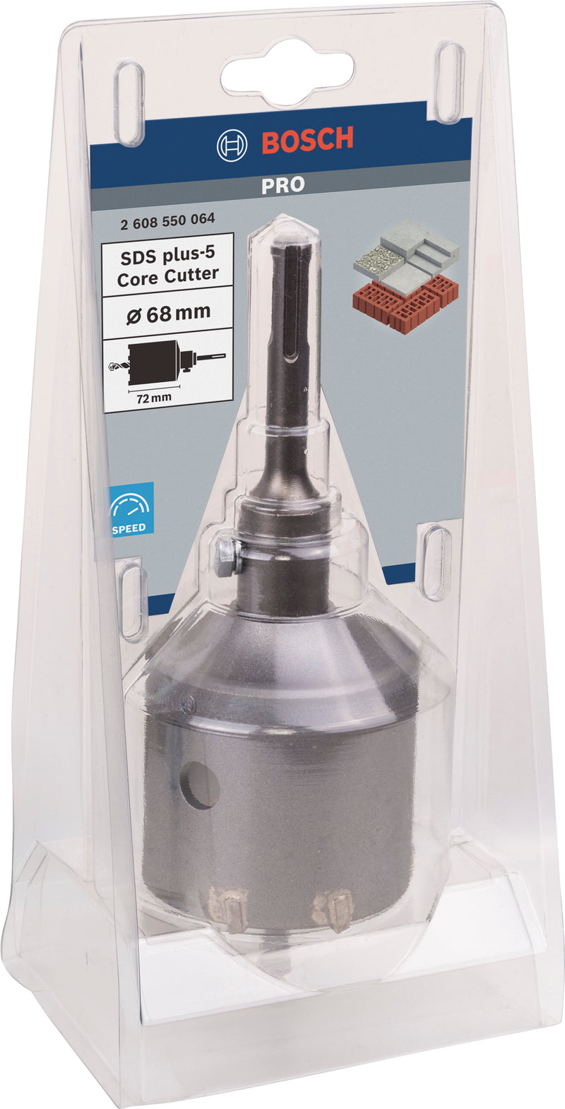 Bosch Conjunto 3 SDS-Plus 9 CoreCutter, 68x60x70 mm