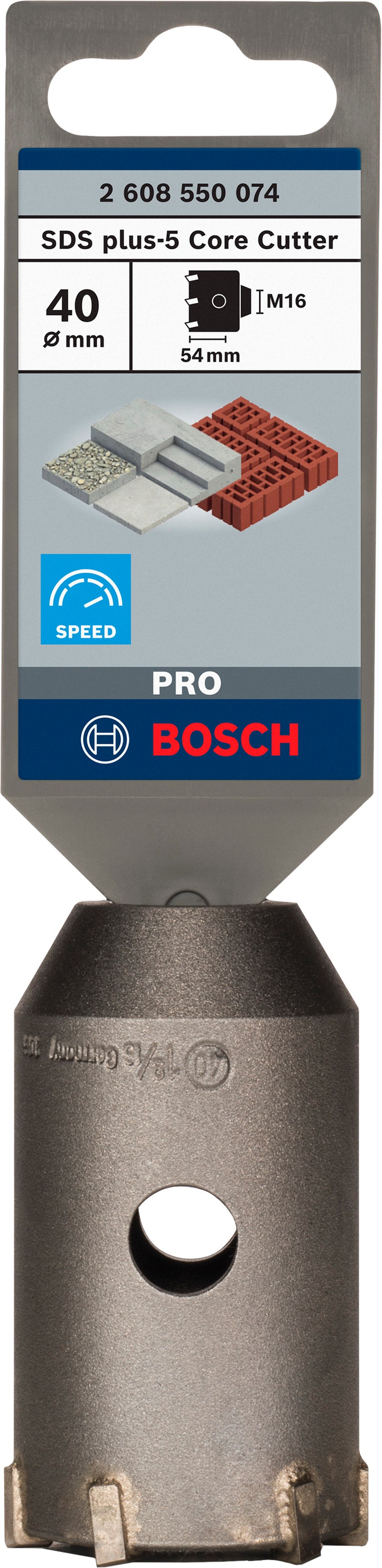 Cortador de núcleo Bosch PSB HBK 40MM