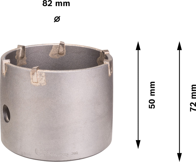 Bosch SDS-Plus 9 Core Cutter, 82 x 50 x 72 mm