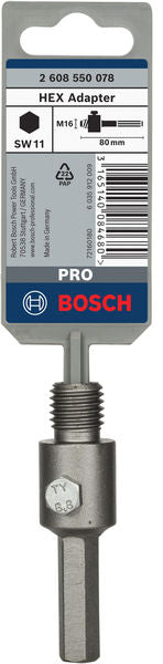 Adaptador Bosch Hexag CoreCutter M16, 11x80 mm