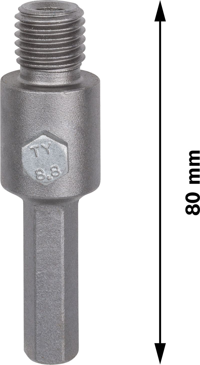 Adaptador Bosch Hexag CoreCutter M16, 11x80 mm