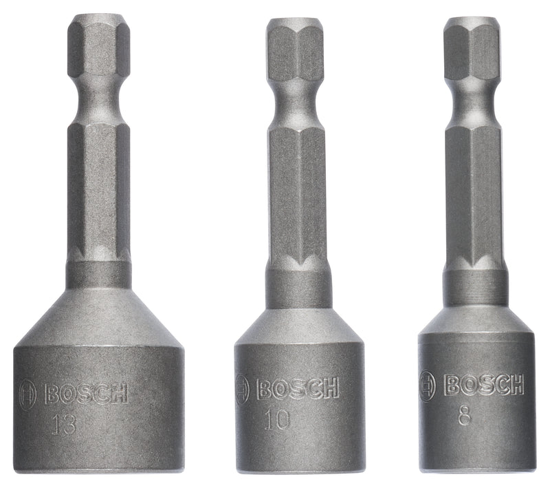 Bosch Nutsetter set 3pcs, metric - 8/10/13mm,