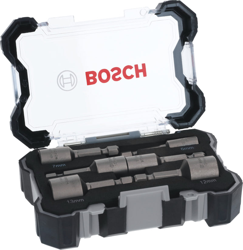 Bosch 6pcs nutsetter set 6/7/8/10/12/13mm