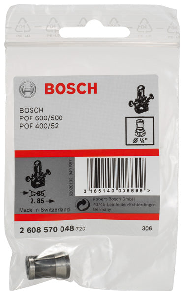 Pinça Bosch 1/4 pol. (routers/retificadoras)