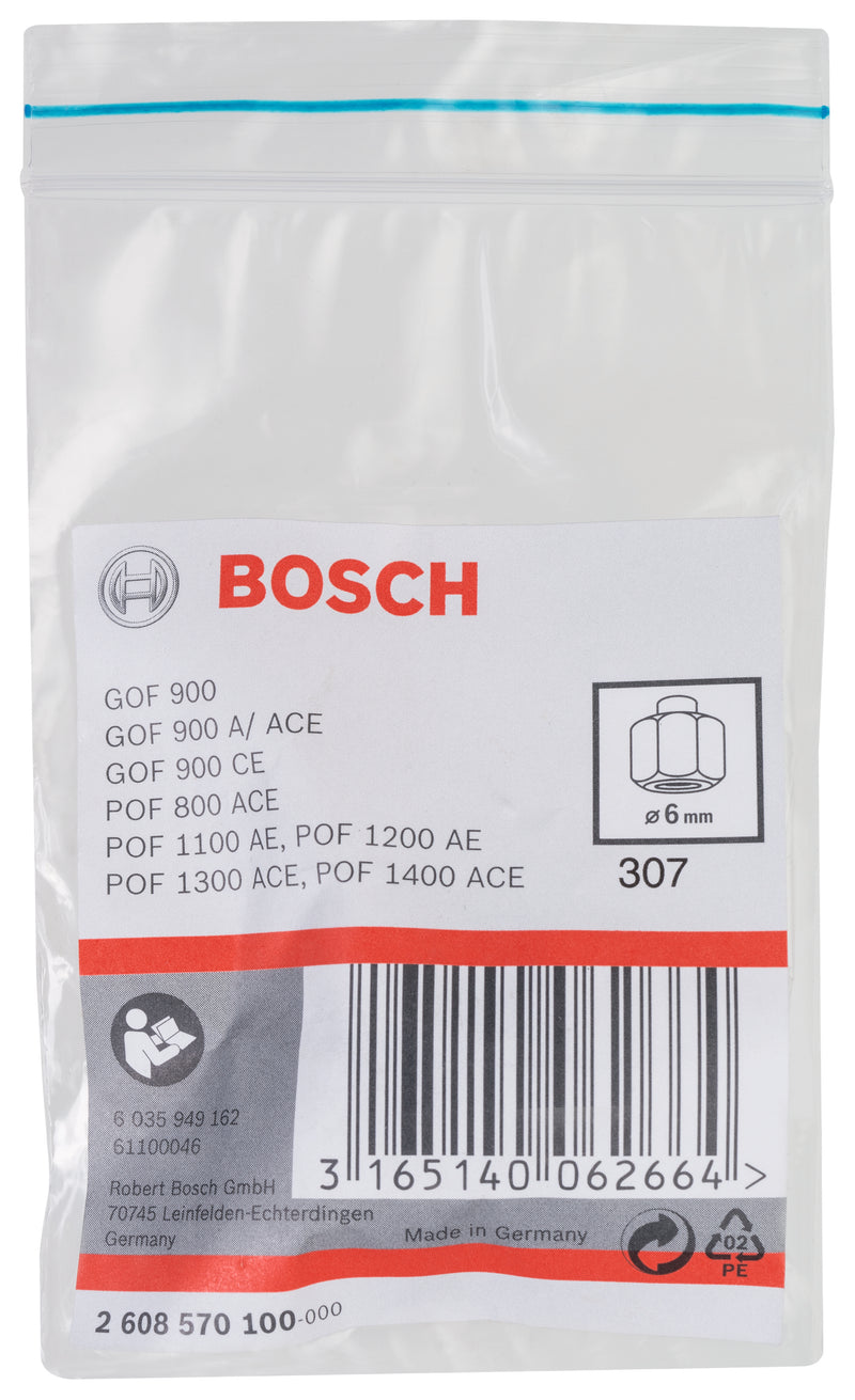 CONJUNTO DE PINÇAS E PORCAS Bosch 6 MM