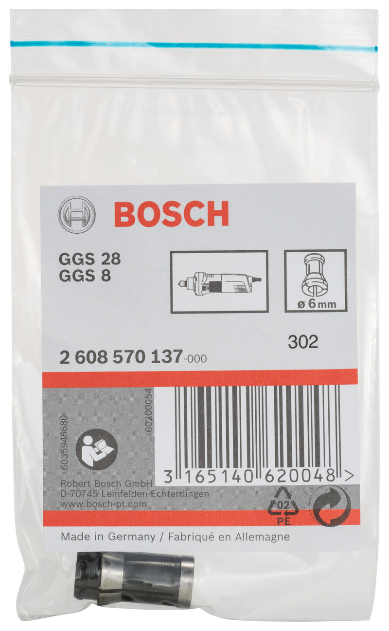 Bosch 6mm Collett w/o locking nut for GGS tool