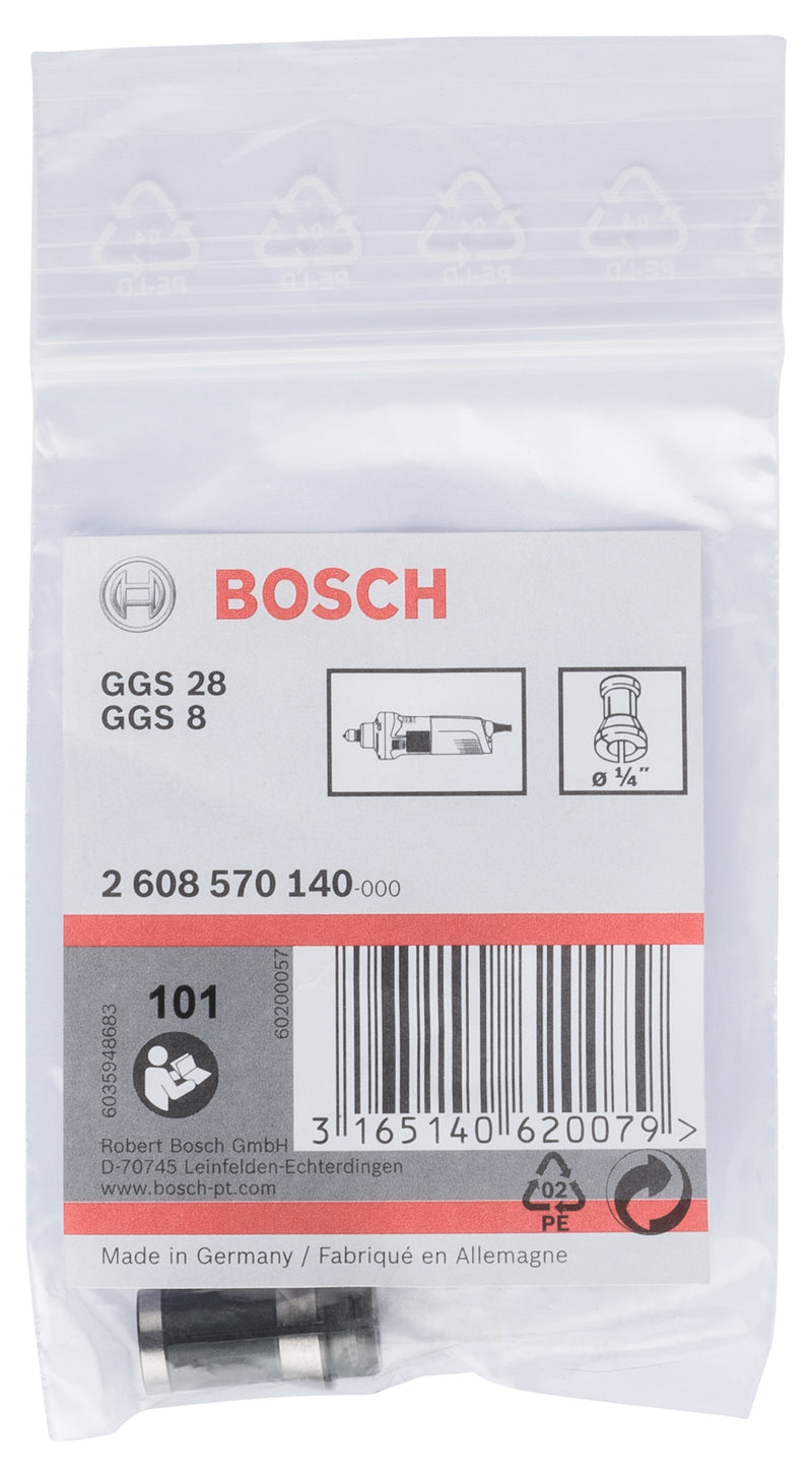 Bosch 1/4" Collett w/o locking nut for GGS